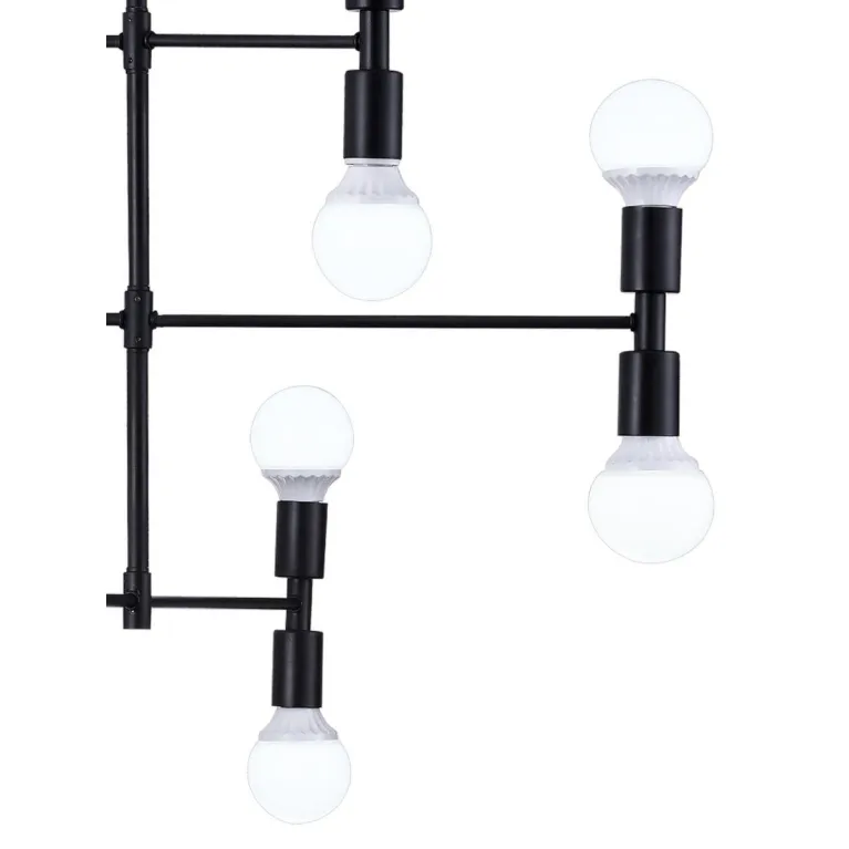 Подвесная люстра Natali Kovaltseva Loft Lux 75129/12C Black в Нижнем Новгороде