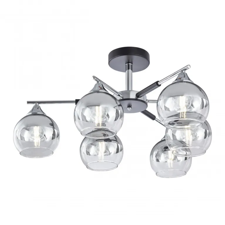 Люстра на штанге Arte Milano Napoli 339354/6 CR+BK в Нижнем Новгороде