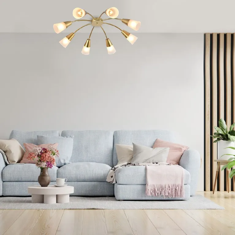 Потолочная люстра Escada Aquilegia 1100/8P Gold в Нижнем Новгороде