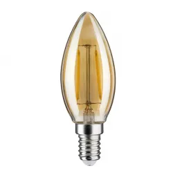 Лампа светодиодная филаментная диммируемая Paulmann E14 4,5W 2500K золотая 28493