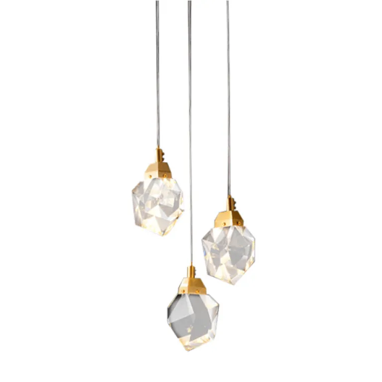 Подвесной светильник Delight Collection Crystal rock MD-020B-3 gold в Нижнем Новгороде