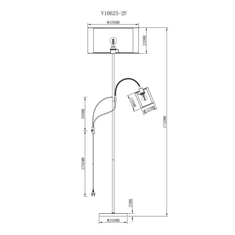 Торшер Moderli Room V10625-2F в Нижнем Новгороде