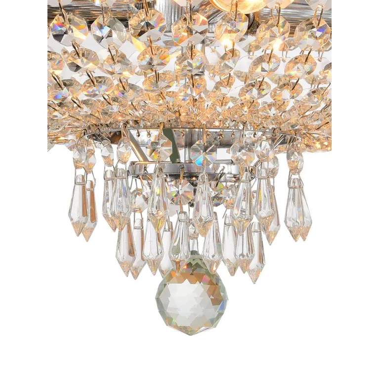 Потолочный светильник Natali Kovaltseva Barocco 81404/4C Chrome в Нижнем Новгороде