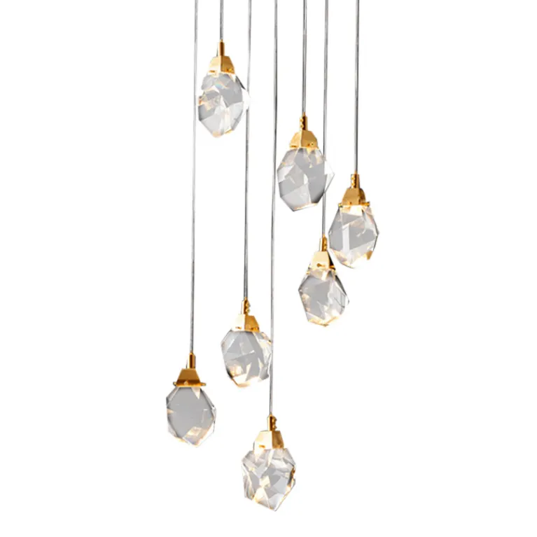 Подвесной светильник Delight Collection Crystal rock MD-020B-7 gold в Нижнем Новгороде