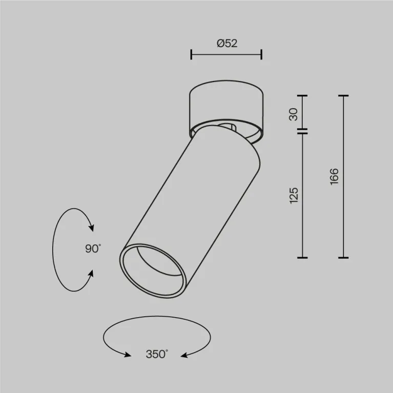 Спот Maytoni Technical Focus Led C055CL-L12W2.7K-W-PT в Нижнем Новгороде