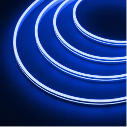 Светодиодная лента герметичная Arlight MOONLIGHT-SIDE-A168-4x10mm 24V Blue 7.2 W/m, IP65, 2835, 5m,