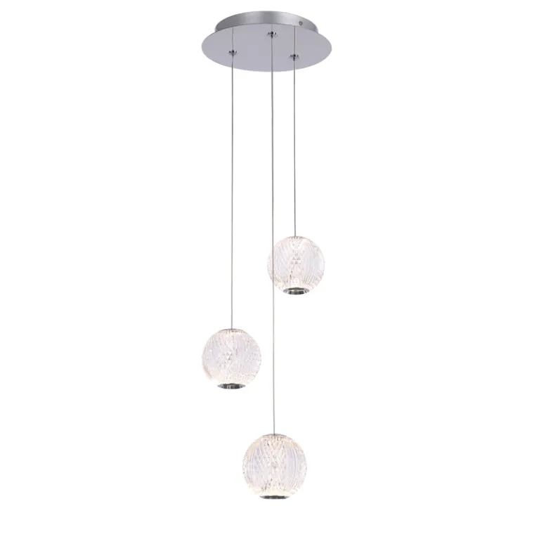 Подвесной светильник Delight Collection MD20001012 MD20001012-3A chrome в Нижнем Новгороде