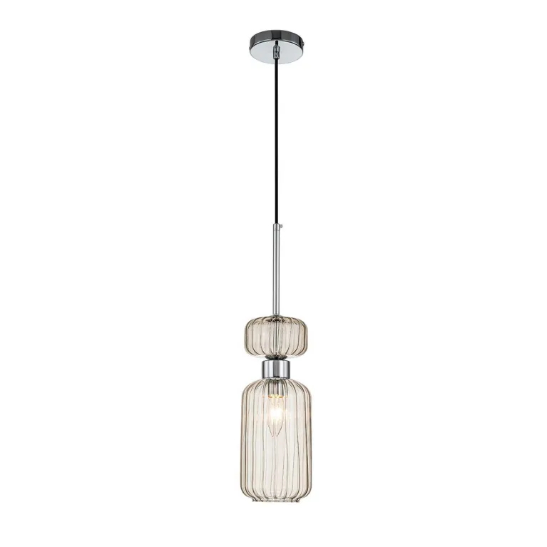 Подвесной светильник Escada Gloss 1141/1S Chrome/Beige в Нижнем Новгороде