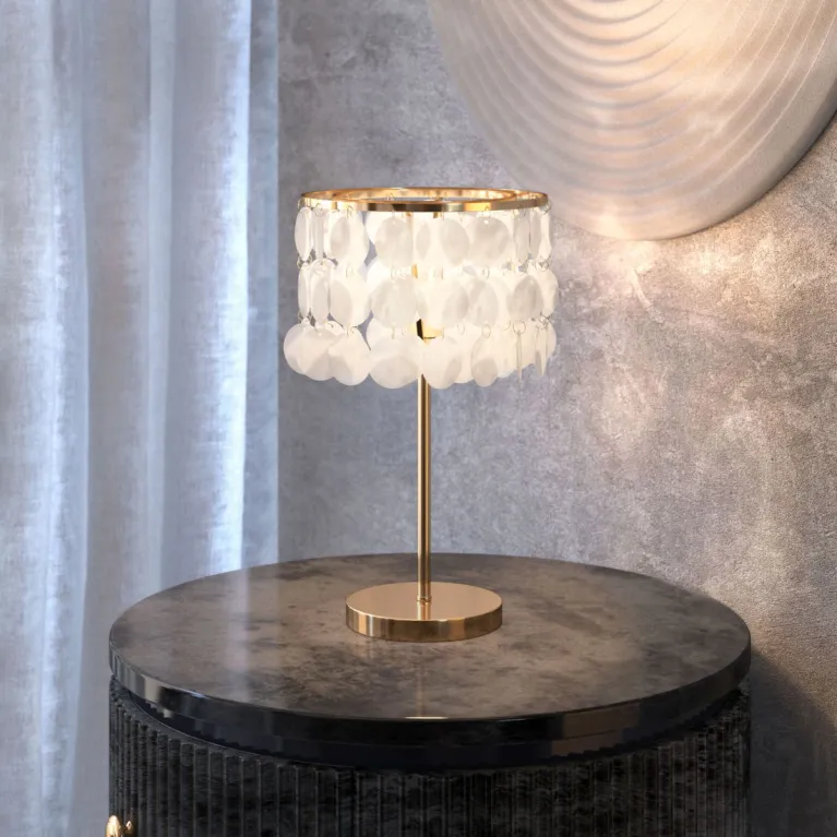 Настольная лампа Eurosvet Sandra 208101 латунь/перламутр a071168 в Нижнем Новгороде