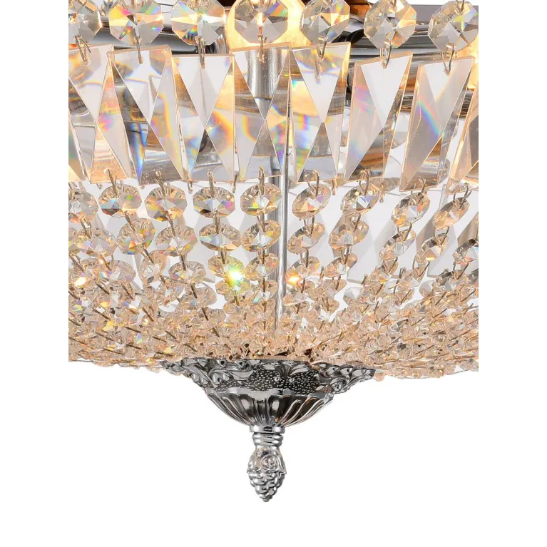 Потолочный светильник Natali Kovaltseva Rococo 81406/6C Chrome в Нижнем Новгороде