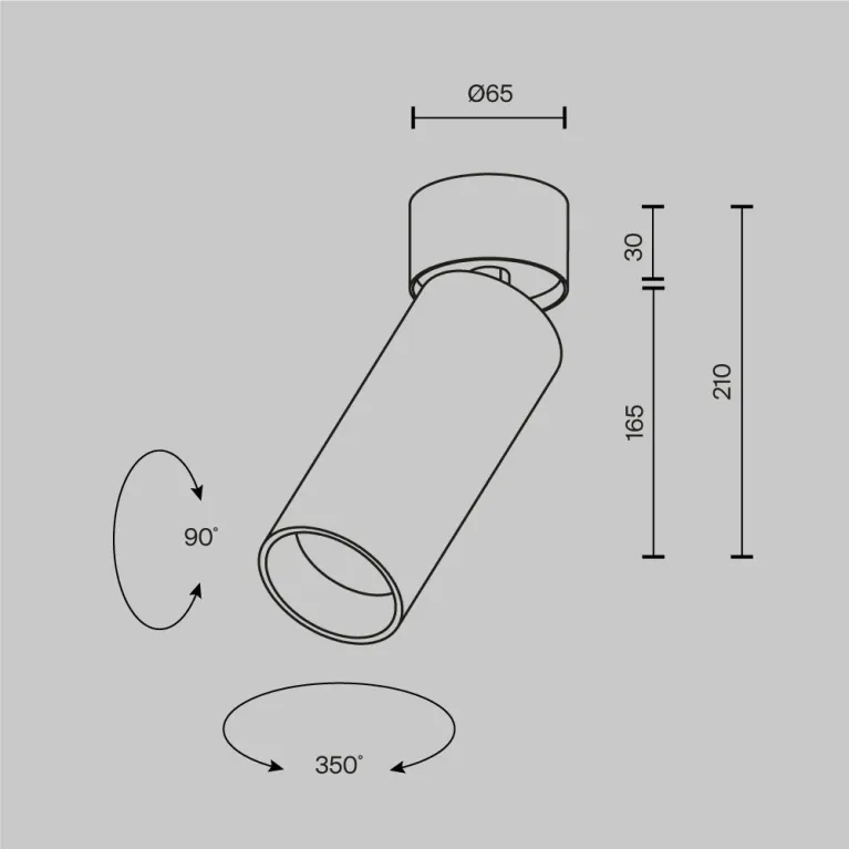 Спот Maytoni Technical Focus Led C055CL-L20W2.7-3-4K-M-B в Нижнем Новгороде