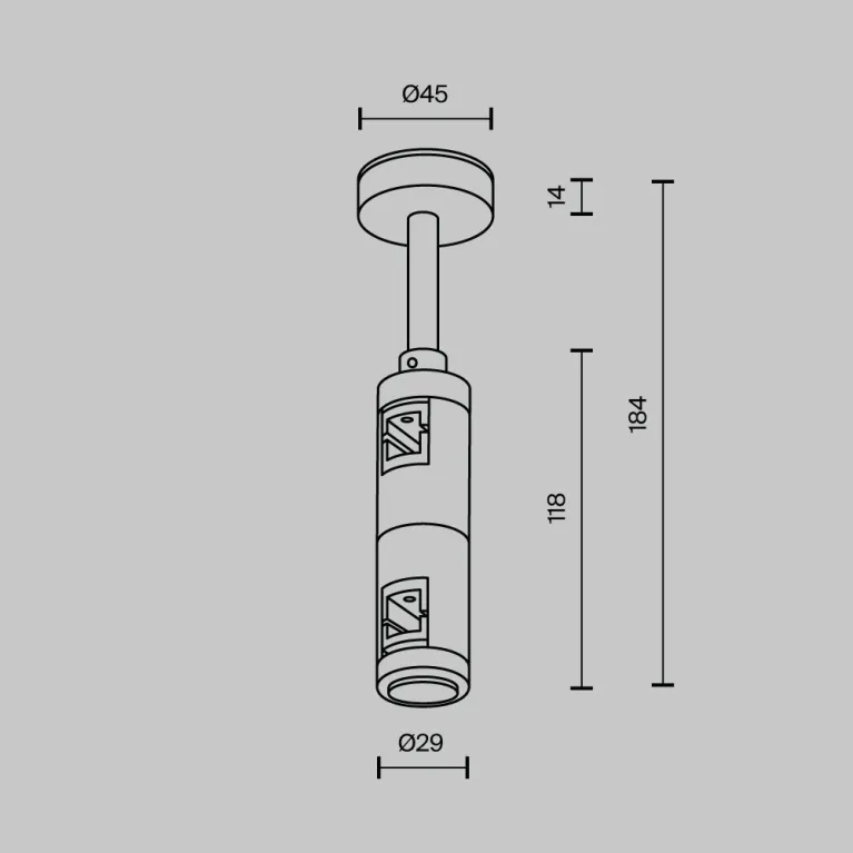 Крепление потолочное двойное Maytoni Flarity TRA156C-D1-PT в Нижнем Новгороде