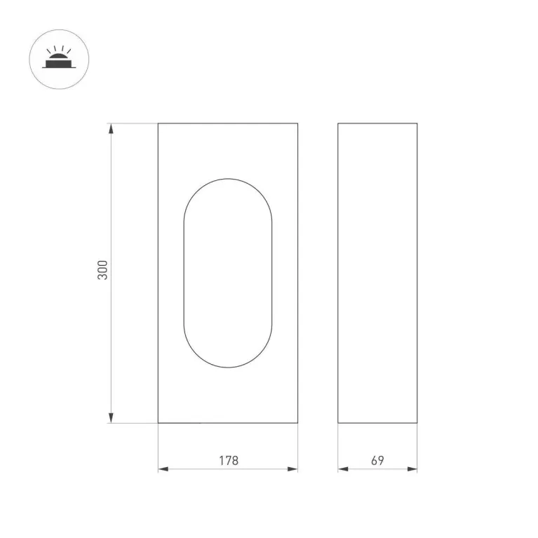 Уличный светодиодный светильник Arlight LGD-Muse-Boll-H300-12W Warm3000 037525 в Нижнем Новгороде
