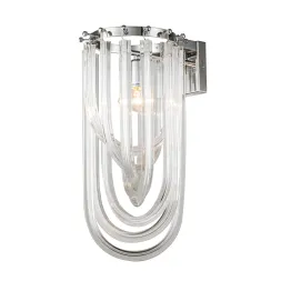 Настенный светильник Delight Collection Murano Glass KR0116W-1B chrome