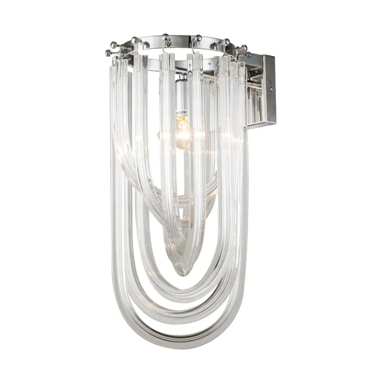 Настенный светильник Delight Collection Murano Glass KR0116W-1B chrome в Нижнем Новгороде