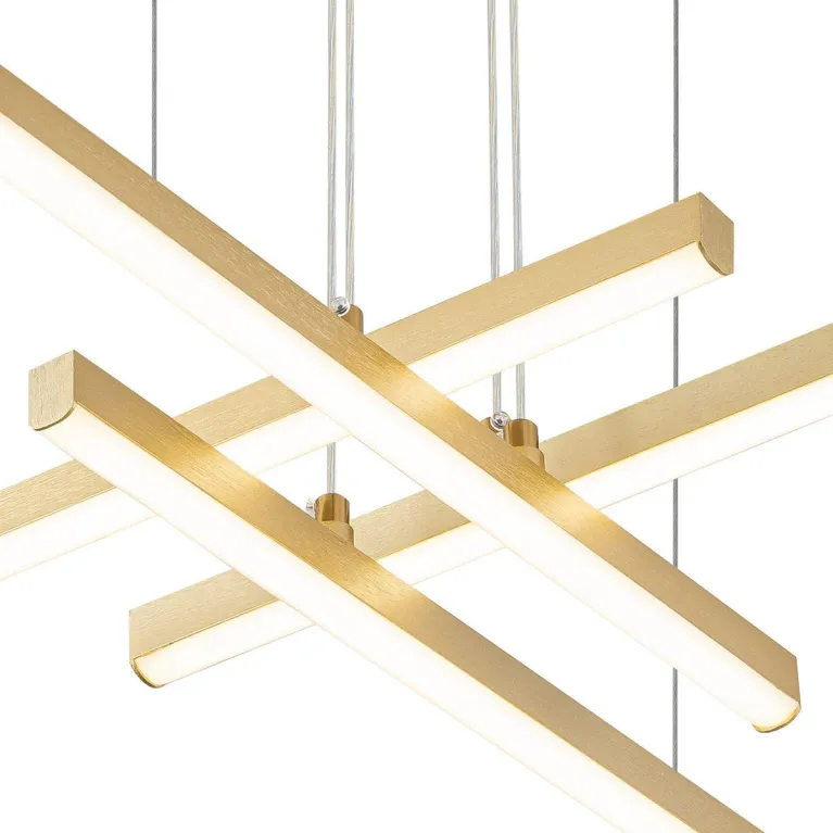 Подвесной светодиодный светильник Indigo Paralleli 14017/4P Gold V000086L в Нижнем Новгороде