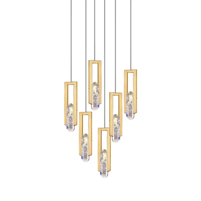 Подвесной светильник Delight Collection OM8201004 OM8201004-6 gold в Нижнем Новгороде