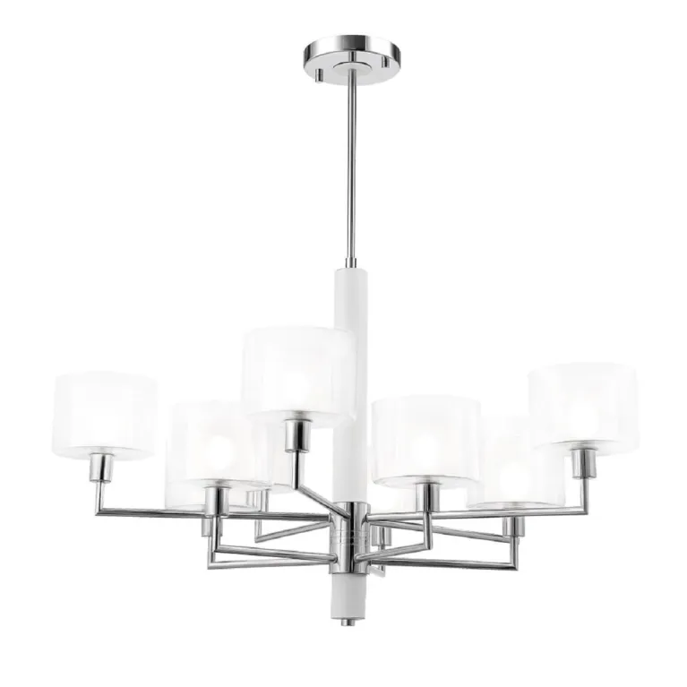 Подвесная люстра Crystal Lux Maestro SP-PL5+5 Chrome в Нижнем Новгороде