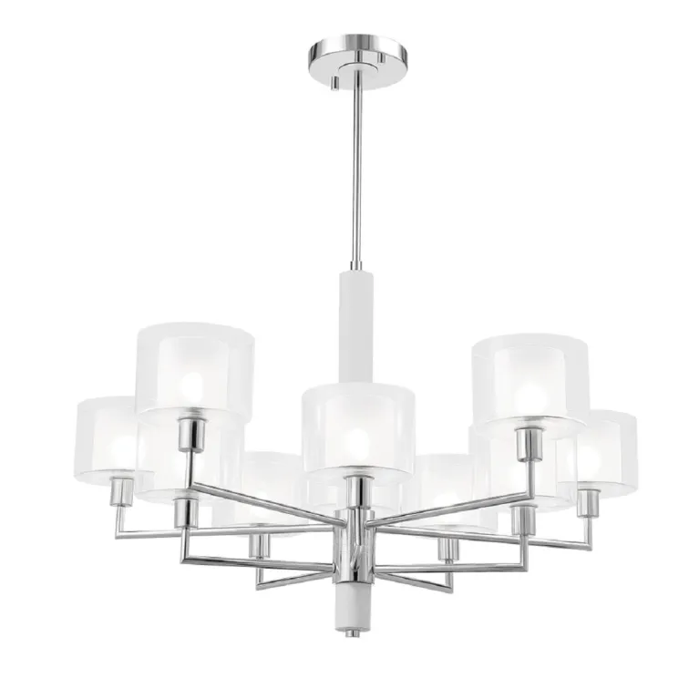Подвесная люстра Crystal Lux Maestro SP-PL5+5 Chrome в Нижнем Новгороде