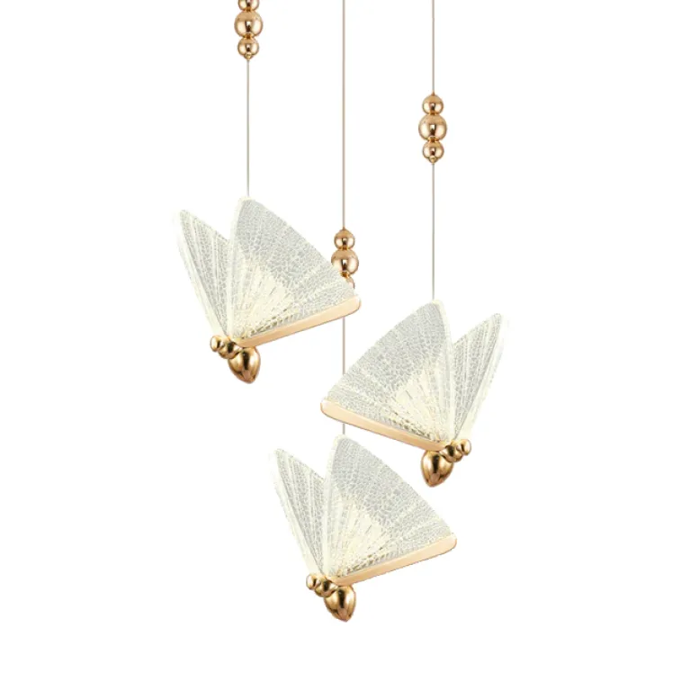 Подвесной светильник Delight Collection Butterfly OM8201008-3 rose gold в Нижнем Новгороде