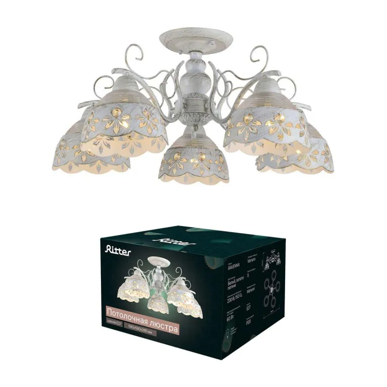 Потолочная люстра Ritter Ravenna 52513 4 в Нижнем Новгороде