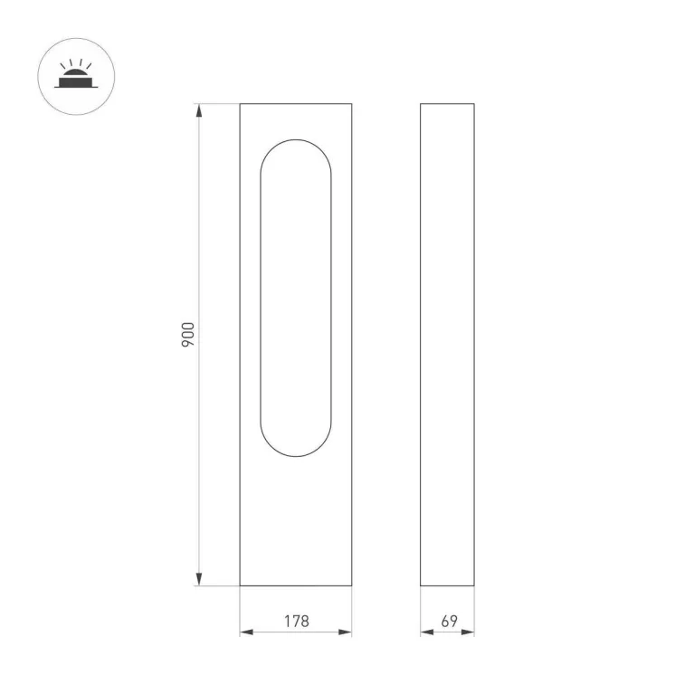 Уличный светодиодный светильник Arlight LGD-Muse-Boll-H900-12W Warm3000 037523 в Нижнем Новгороде