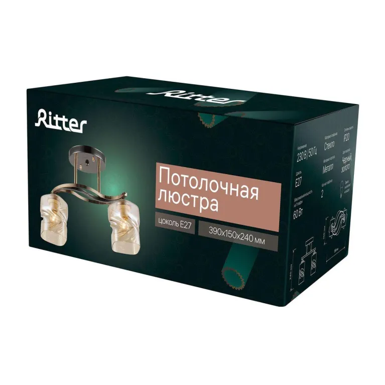 Потолочная люстра Ritter Royal 52418 2 в Нижнем Новгороде
