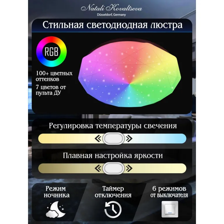 Потолочный светодиодный светильник Natali Kovaltseva Led Lamps 81099 в Нижнем Новгороде