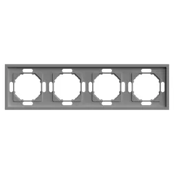 Рамка четырехместная Stekker Эмили PFR00-5004-10 49965