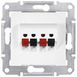 Аудиорозетка х2 Schneider Electric Sedna SDN5400121