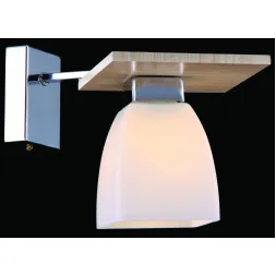 Бра Natali Kovaltseva Trento TRENTO 11401/1W CHROME, WHITE OAK