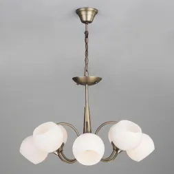 Подвесная люстра Eurosvet 60071/8 античная бронза