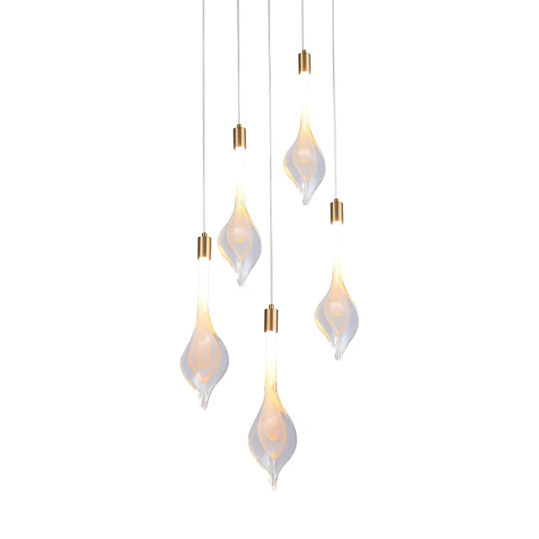 Подвесной светильник Delight Collection P98066-5 antique brass в Нижнем Новгороде