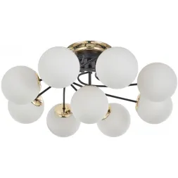 Потолочная люстра Arte Milano 276408/8+1 BK/GD