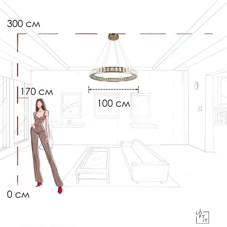 Подвесная люстра Loft IT Manhattan 10415/1000 в Нижнем Новгороде