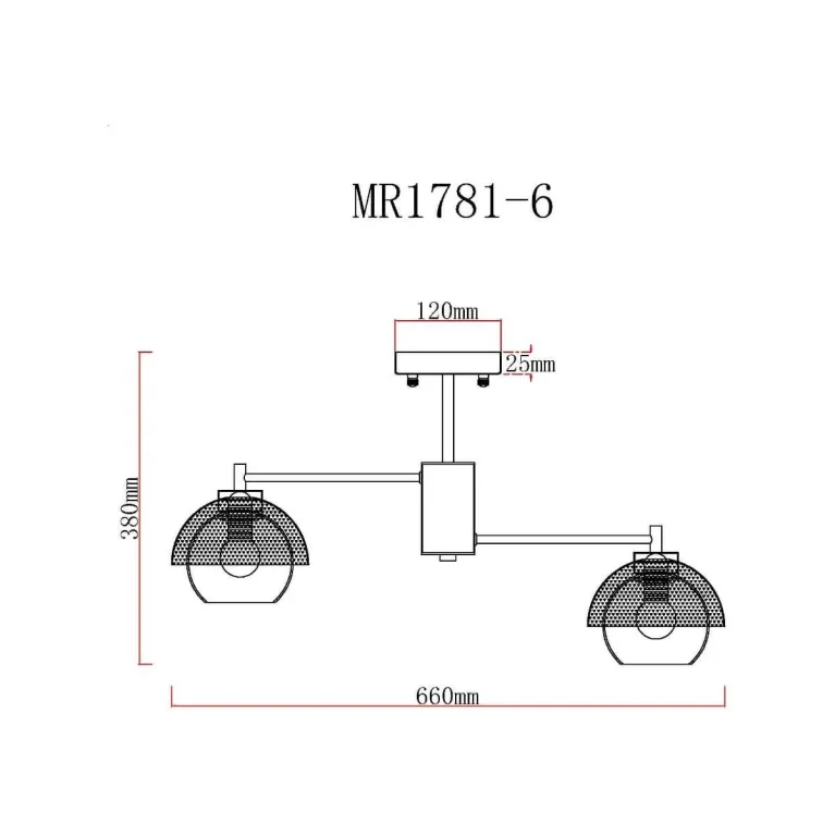 Потолочная люстра MyFar Hloya MR1781-6 в Нижнем Новгороде