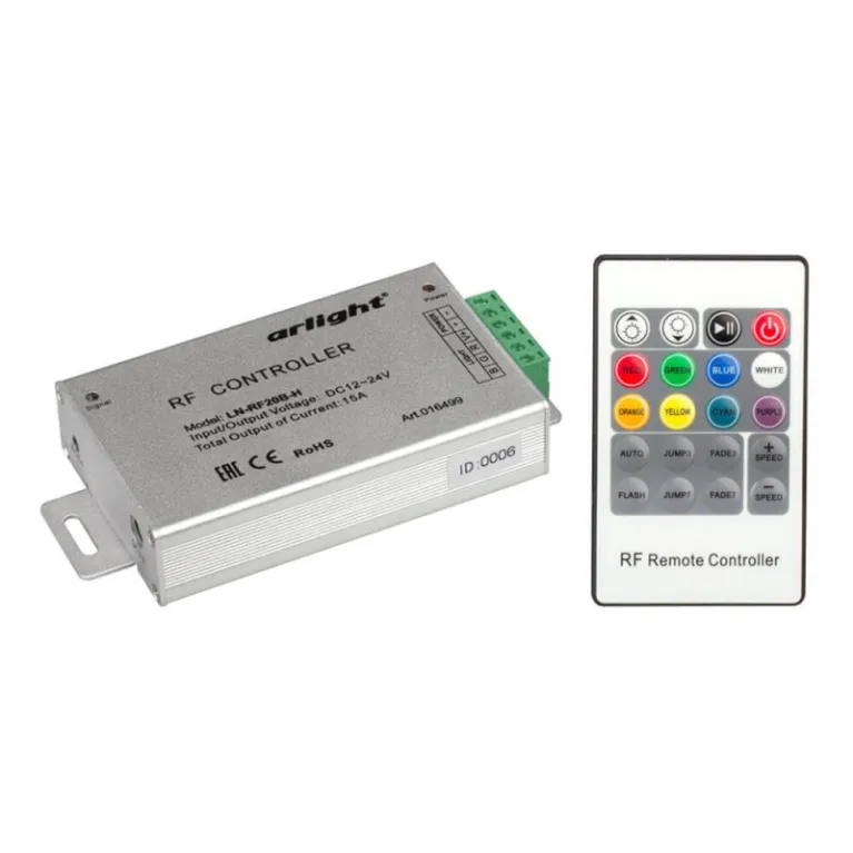 Контроллер Arlight LN-RF20B-H (12-24V,180-360W, ПДУ 20кн) 016499 в Нижнем Новгороде