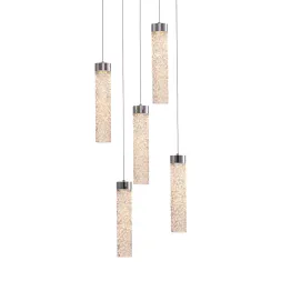 Подвесной светильник Delight Collection MD24030028-5A chrome/clear