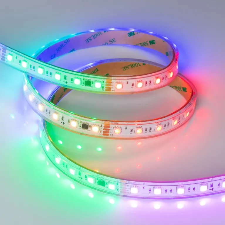 Светодиодная лента герметичная Arlight DMX-PS-B60-15mm 24V RGB-PX6 (15W/m, IP67, 5060, 5m) 037090 в Нижнем Новгороде