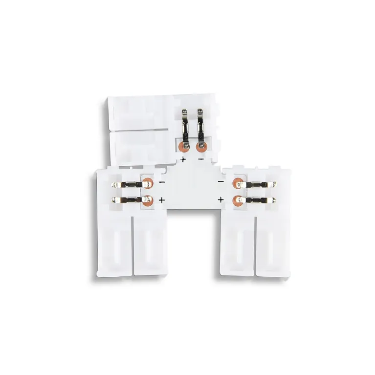 Соединитель T для светодиодной ленты Ambrella Light Illumination 2835 12/24V (2 конт.) (5шт) GS6901 в Нижнем Новгороде