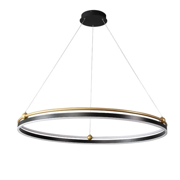 Подвесной светодиодный светильник Crystal Lux Fernando Sp88W Led Black/Gold в Нижнем Новгороде