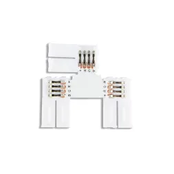 Соединитель T для светодиодной ленты Ambrella Light Illumination 5050 12/24V (4 конт.) (5шт) GS7001