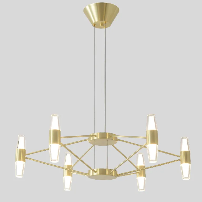 Подвесная люстра Crystal Lux DOROTEA SP6 GOLD в Нижнем Новгороде