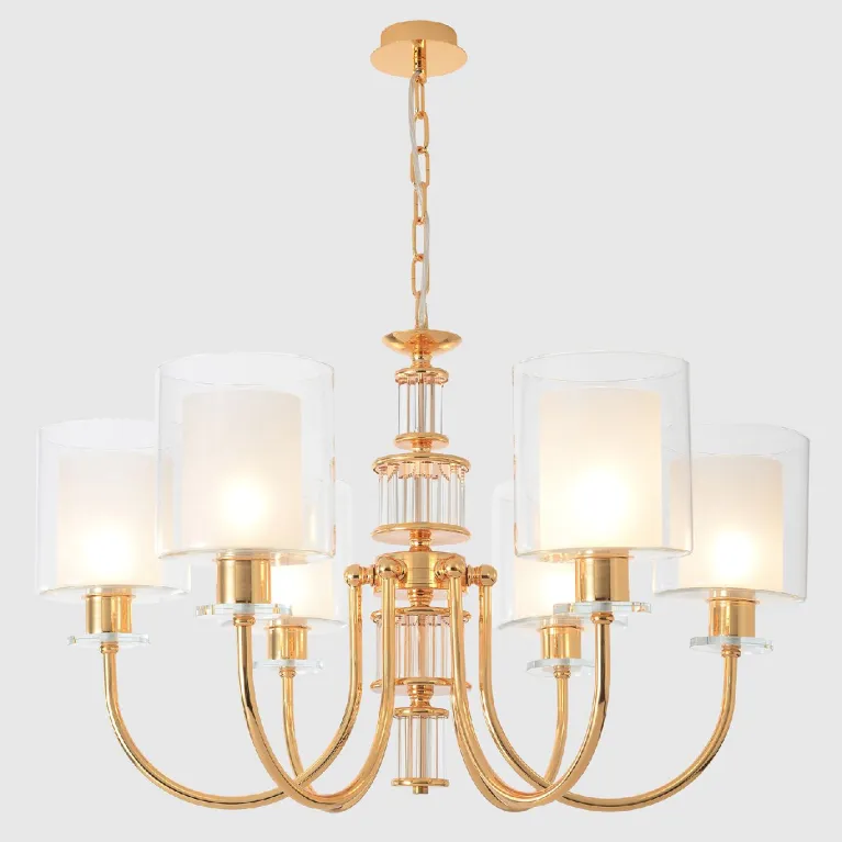 Подвесная люстра Crystal Lux ELENA SP6 GOLD в Нижнем Новгороде