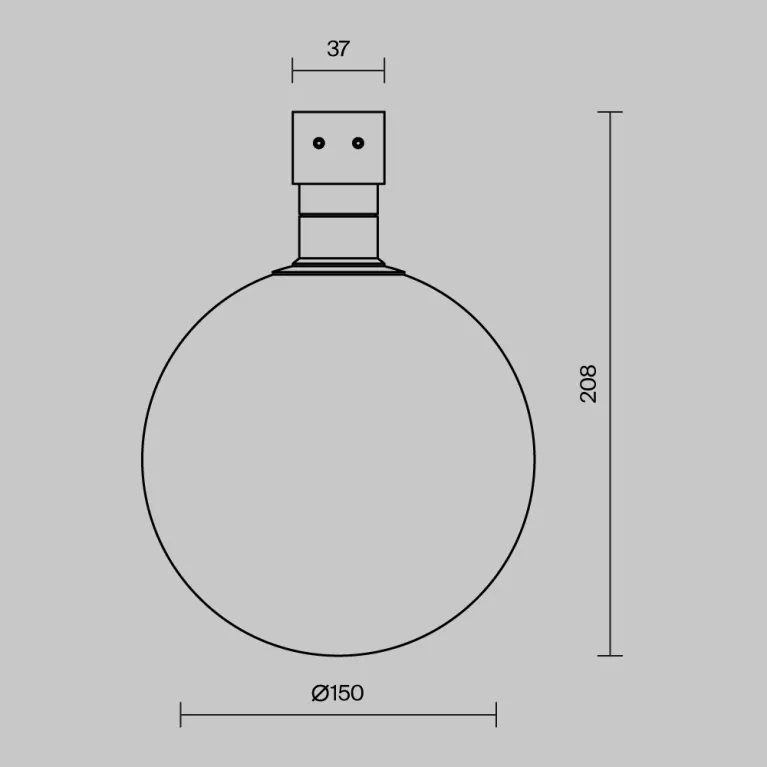 Уличный трековый светильник Maytoni Luna Elasity IP O-TR01-2-S-9WW3K в Нижнем Новгороде