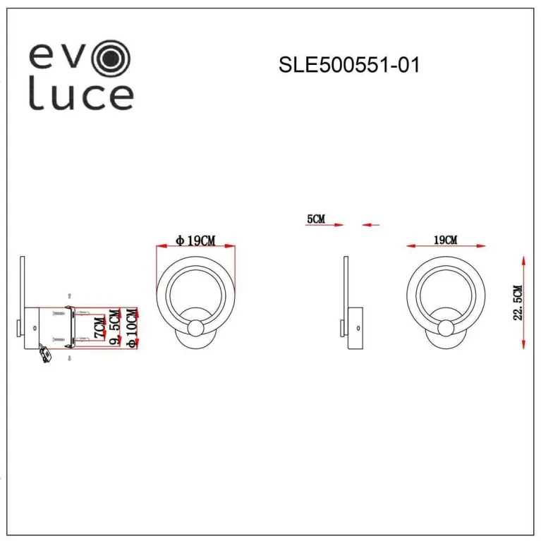 Настенный светильник Evoluce Cerina SLE500551-01 в Нижнем Новгороде