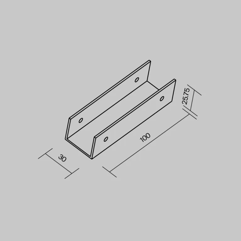 Коннектор прямой для профиля Maytoni Elasity IP O-TR001-SC180-W в Нижнем Новгороде