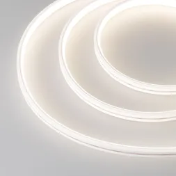 Лента герметичная Arlight MOONLIGHT-TOP-X320-11x7mm 24V Day4000 (10 W/m, IP65, CSP, 5m, wire x2) 037