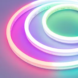 Лента герметичная Arlight SPI MOONLIGHT-SIDE-B84-12x17mm 24V RGB-PX7 (18 W/m, IP67, 5m, wire x2) 041