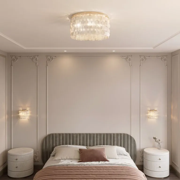 Потолочная люстра Eurosvet Sandra60084/5 латунь/перламутр Smart a071170 в Нижнем Новгороде